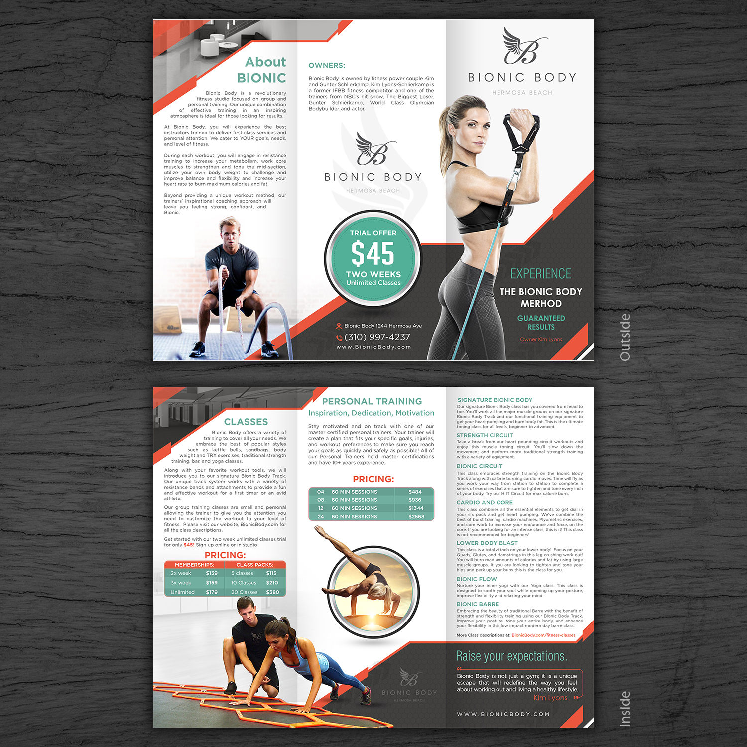 Diseño de Brochure por debdesign para Bionic Body | Diseño #18188818