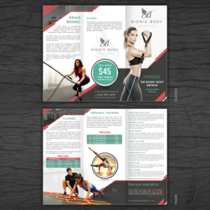 Brochure Design by debdesign for Bionic Body | Design: #18207419