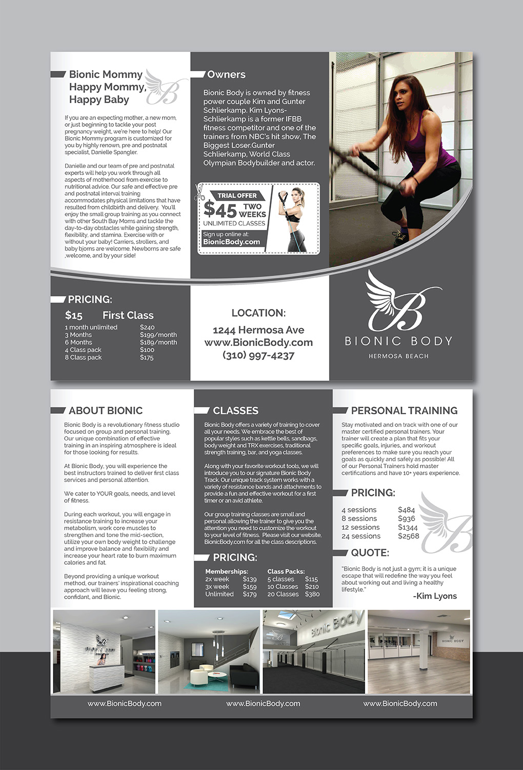 Diseño de Brochure por Deziners Zone para Bionic Body | Diseño #18180672