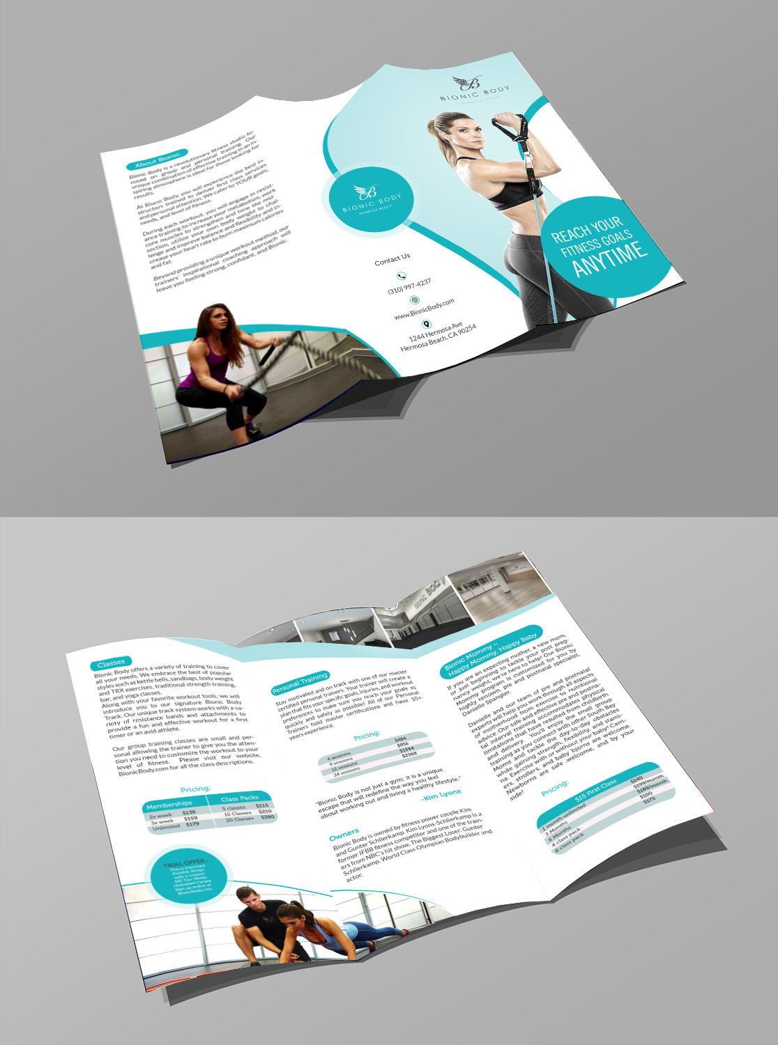 Diseño de Brochure por creative.bugs para Bionic Body | Diseño #18180256