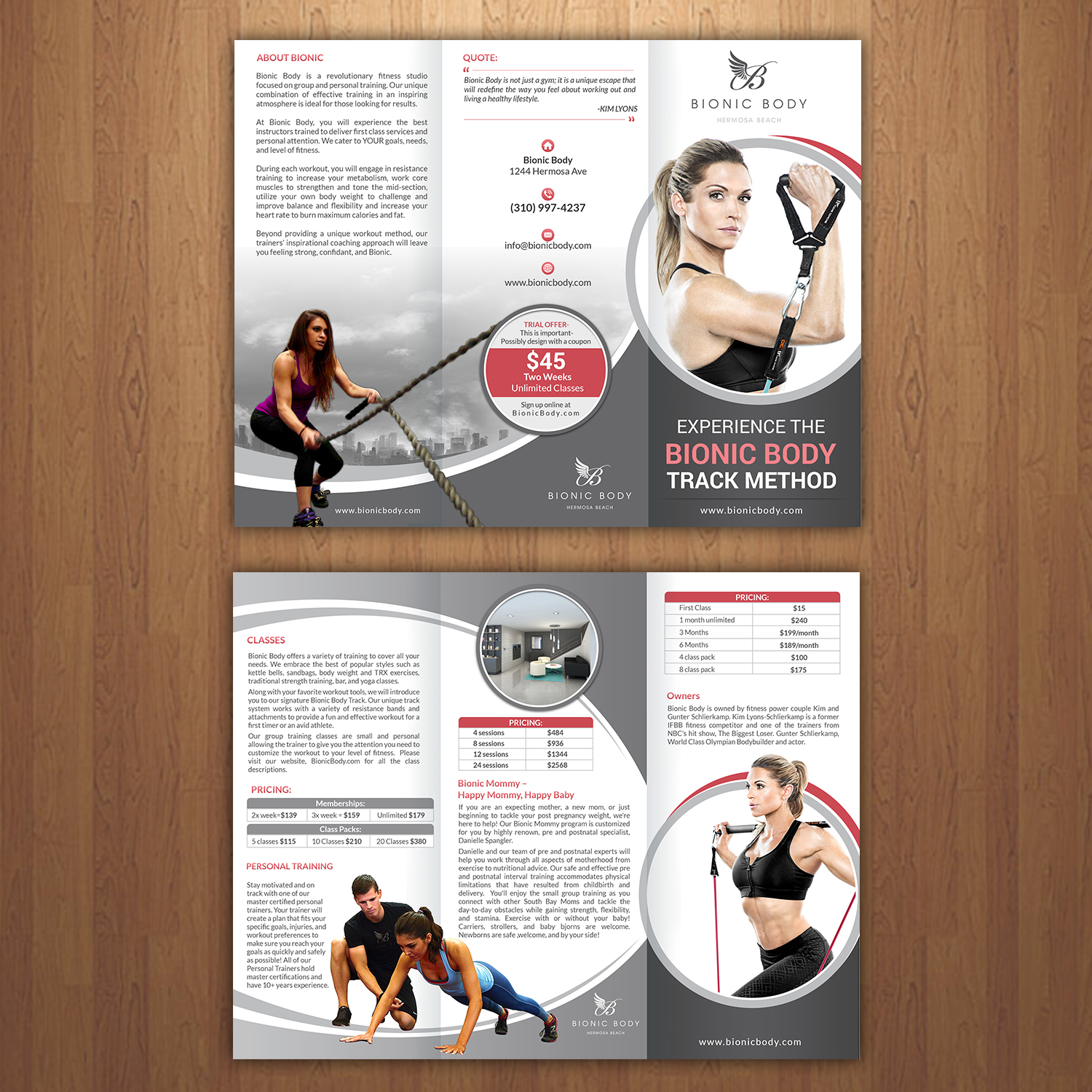 Diseño de Brochure por creative.bugs para Bionic Body | Diseño #18181045