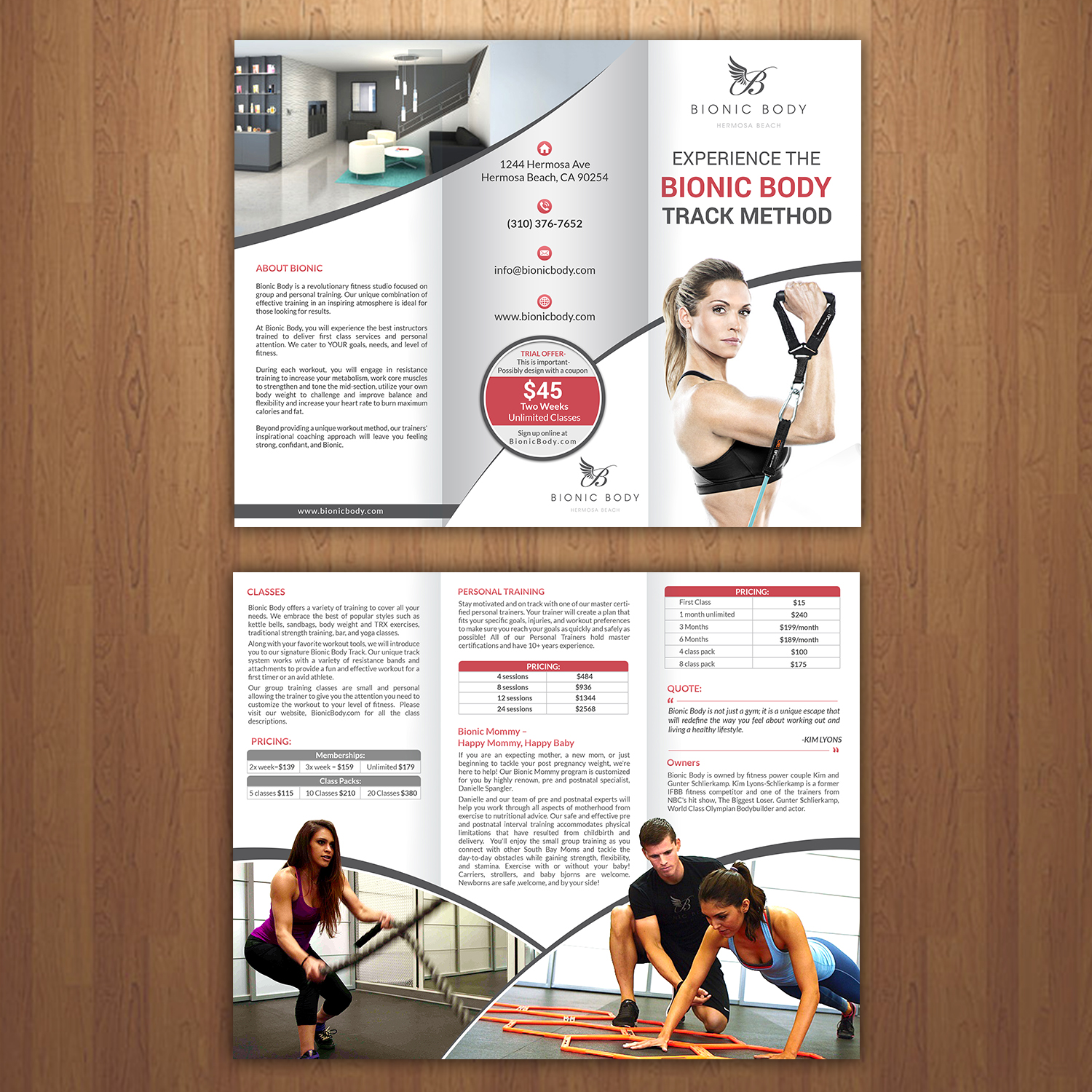 Diseño de Brochure por creative.bugs para Bionic Body | Diseño #18181046