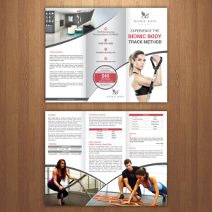 Diseño de Brochure por creative.bugs para Bionic Body | Diseño: #18181046
