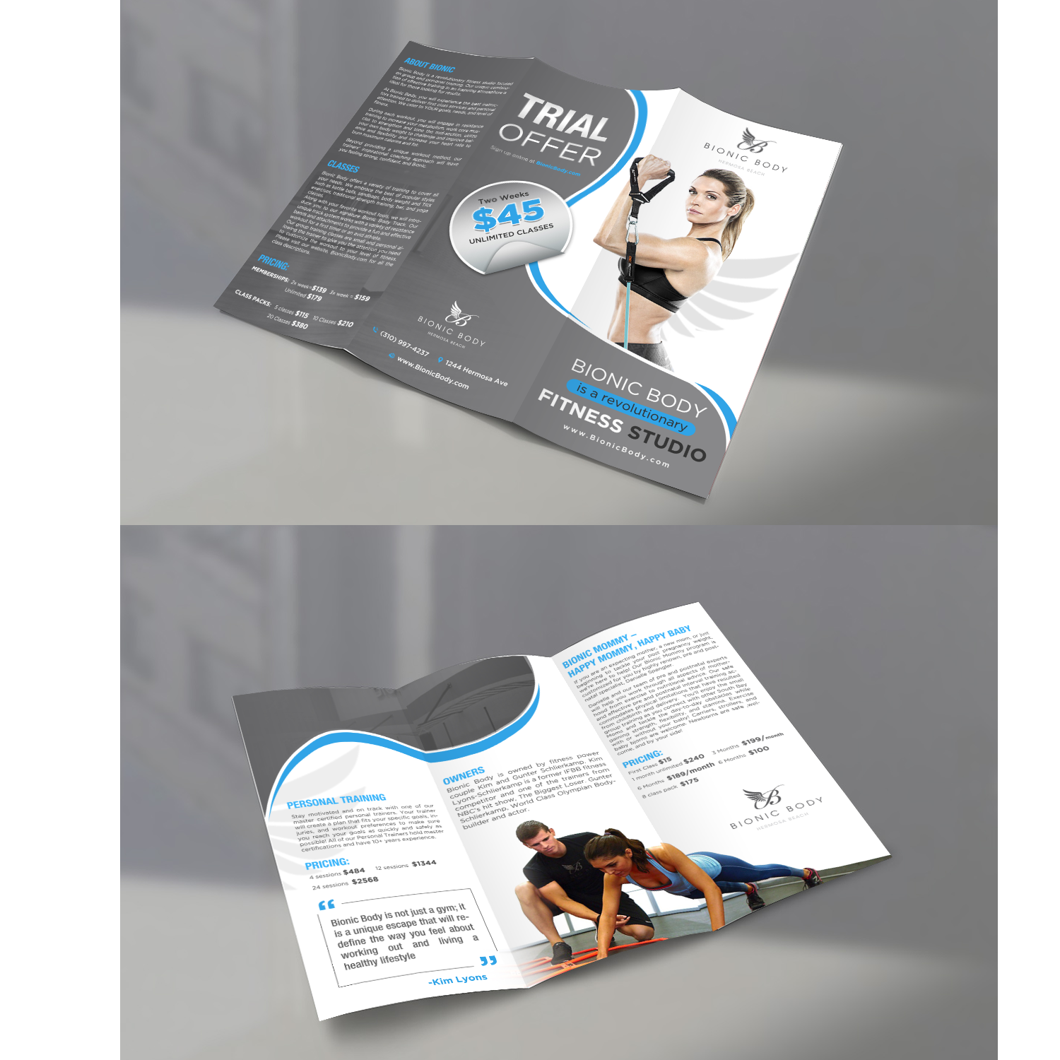 Diseño de Brochure por creative.bugs para Bionic Body | Diseño #18182043