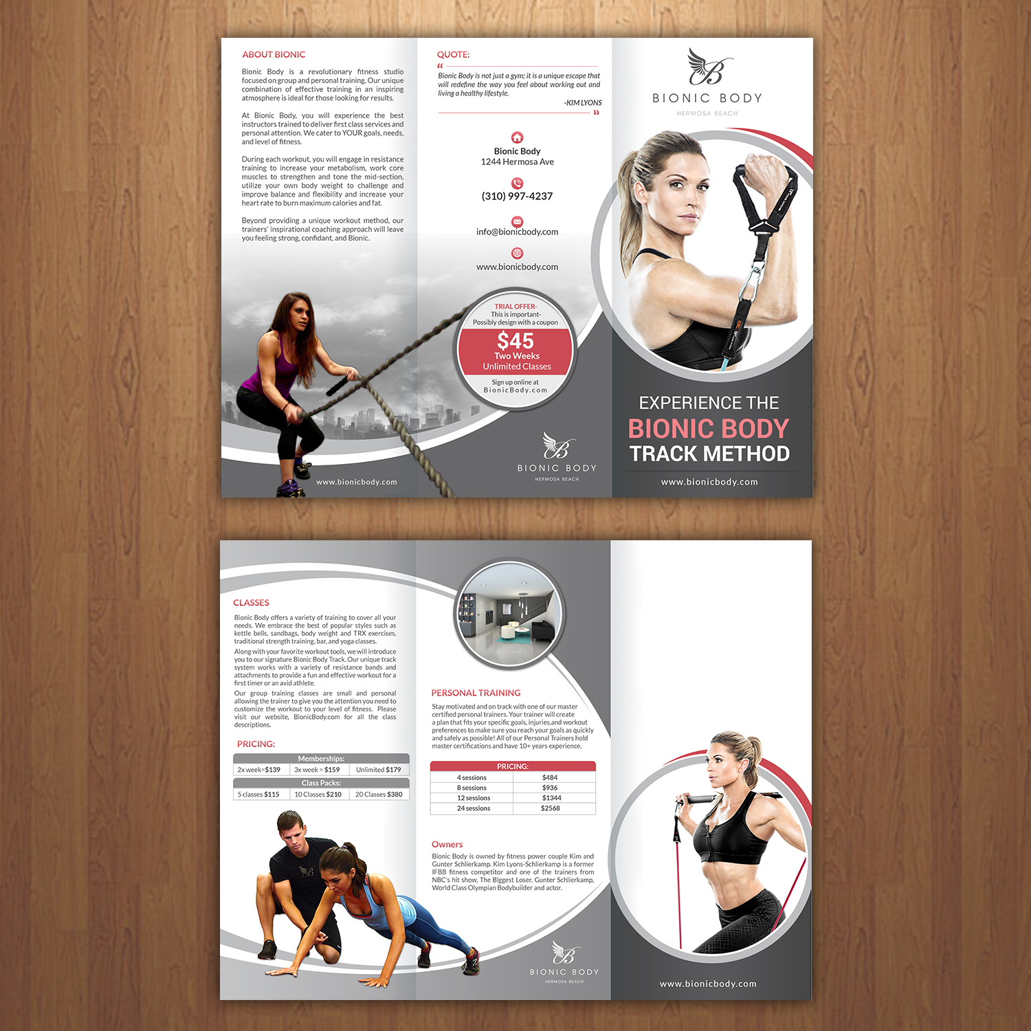 Brochure Design by creative.bugs for Bionic Body | Design #18197662