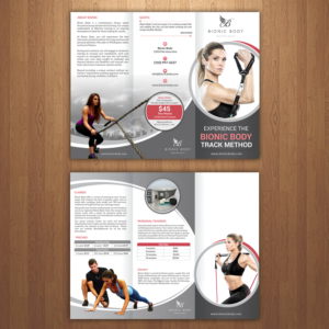 Brochure Design by creative.bugs for Bionic Body | Design: #18197662