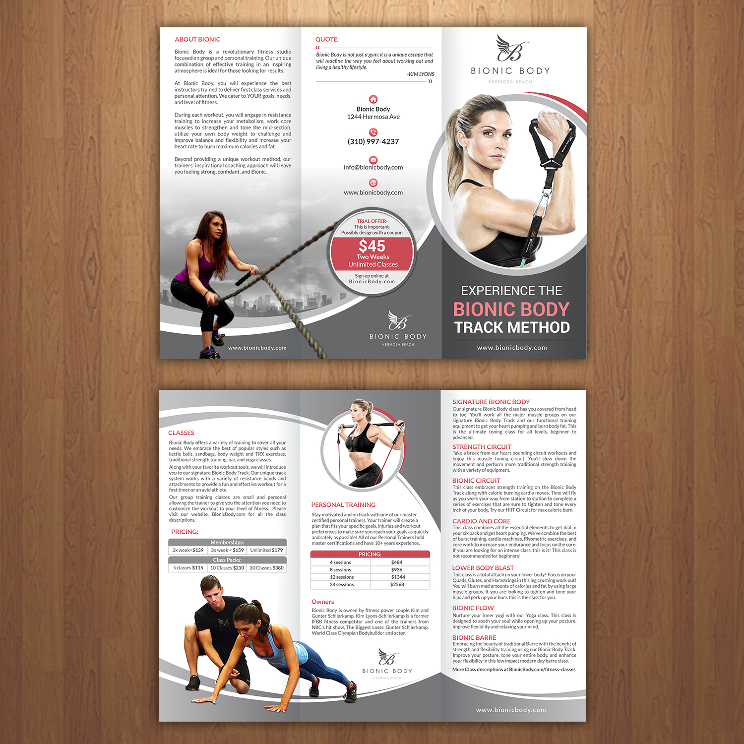 Diseño de Brochure por creative.bugs para Bionic Body | Diseño #18240167