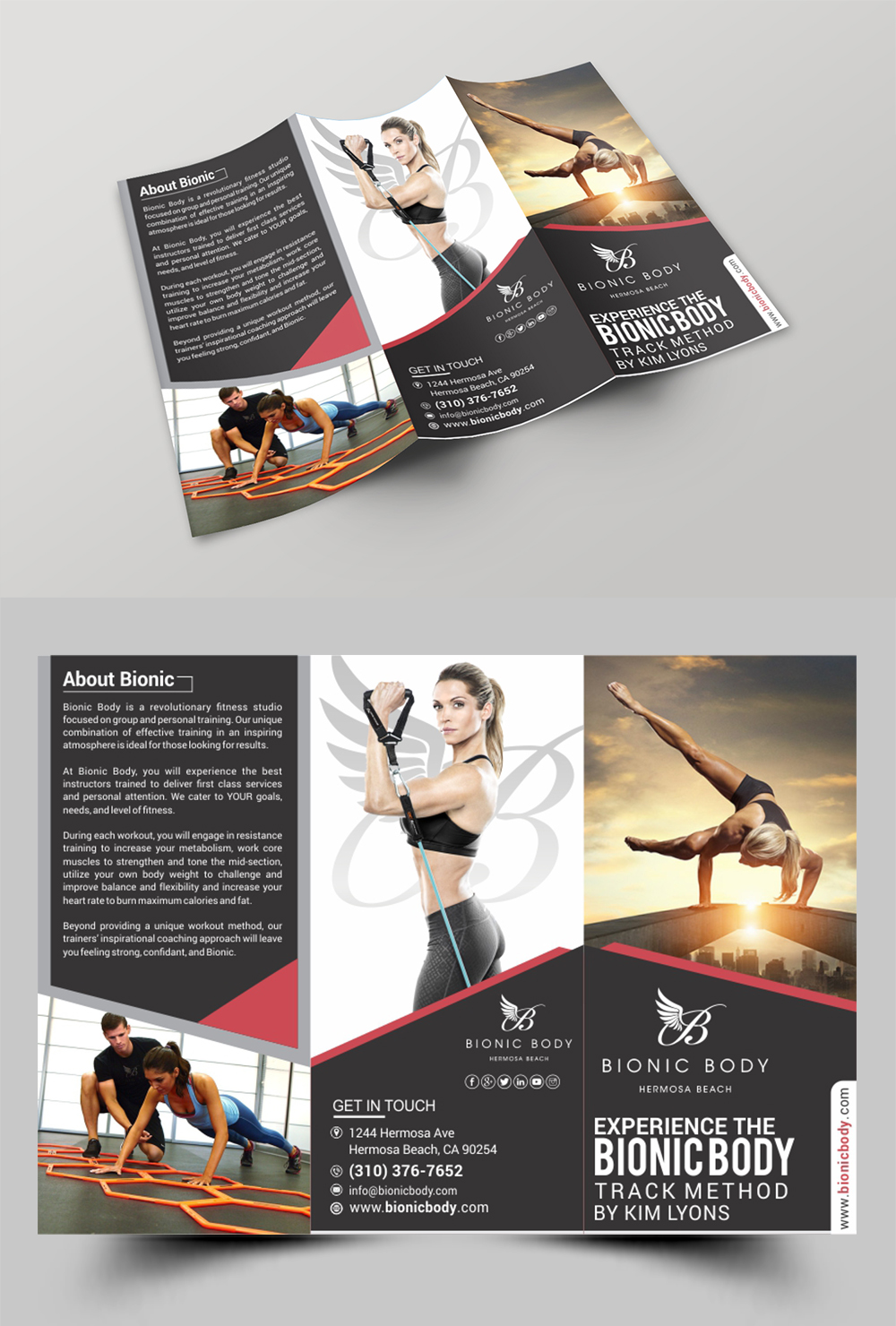 Diseño de Brochure por ecorokerz para Bionic Body | Diseño #18177973