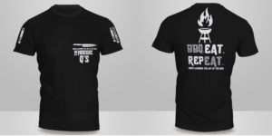 T-shirt design required for barbecue brand | Diseño de Camiseta por Kero