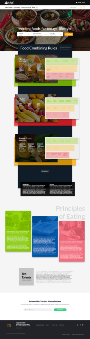 Web Design by Andre Swaby for Visions of Health | Design #18164849