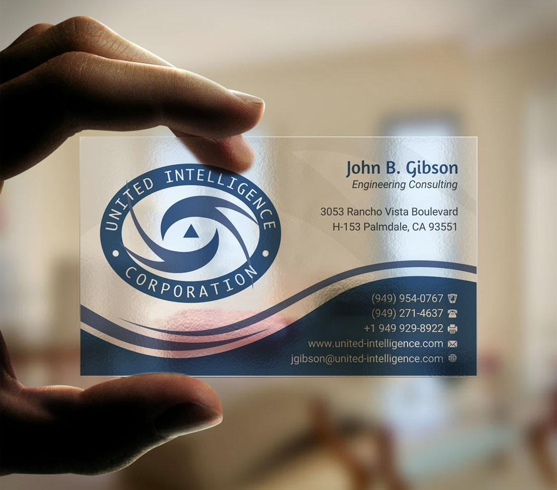 Business Card Design by INDIAN_Ashok for United Intelligence Corporation | Design #18142046