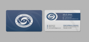 Design de Carte de Visite par INDIAN_Ashok pour United Intelligence Corporation | Design : #18142059