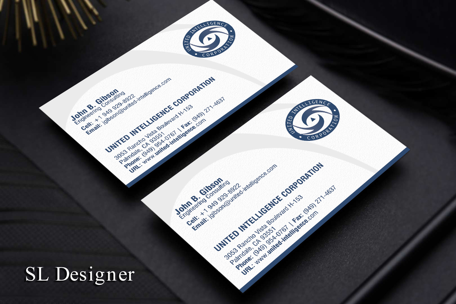 Visitenkarten-Design von SL Designer für United Intelligence Corporation | Design #18142519
