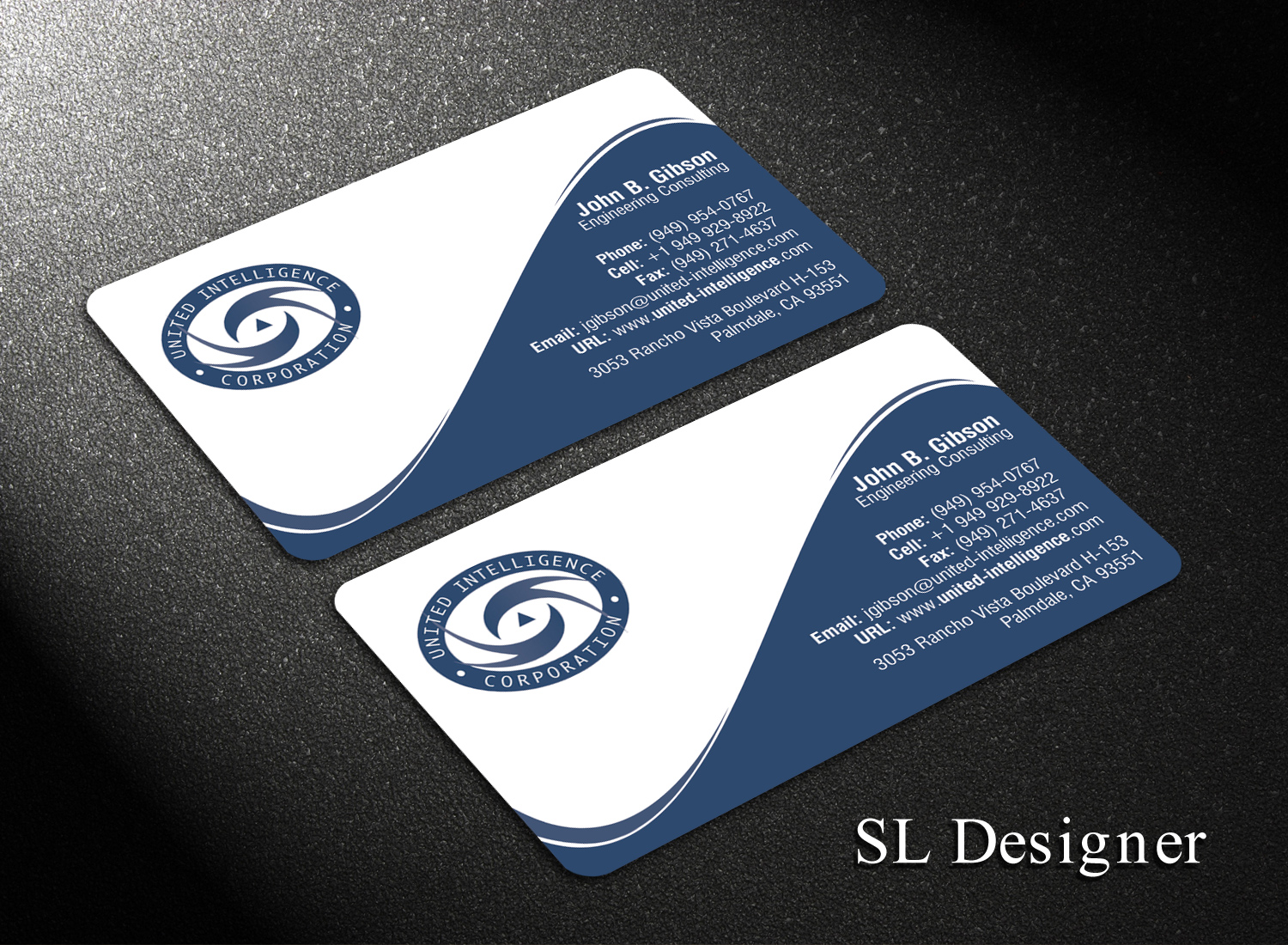 Visitenkarten-Design von SL Designer für United Intelligence Corporation | Design #18142525