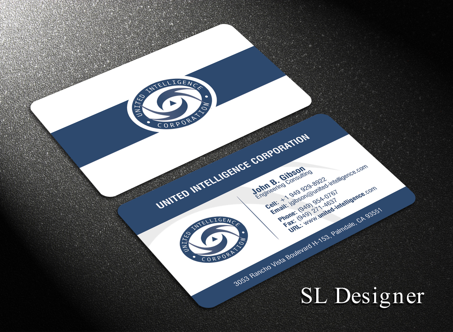 Business Card Design by SL Designer for United Intelligence Corporation | Design #18142526