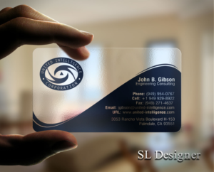Business Card Design by SL Designer for United Intelligence Corporation | Design: #18142530
