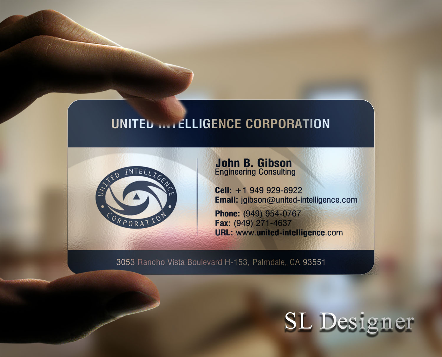 Business Card Design by SL Designer for United Intelligence Corporation | Design #18142531