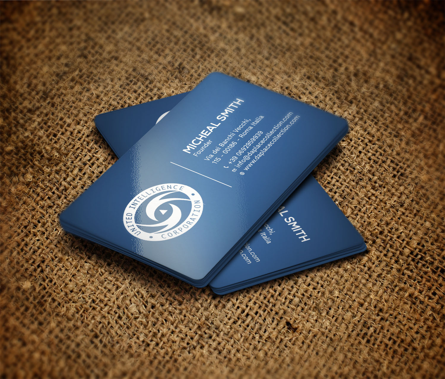 Visitenkarten-Design von Tripti Ranjan Gain für United Intelligence Corporation | Design #18145380