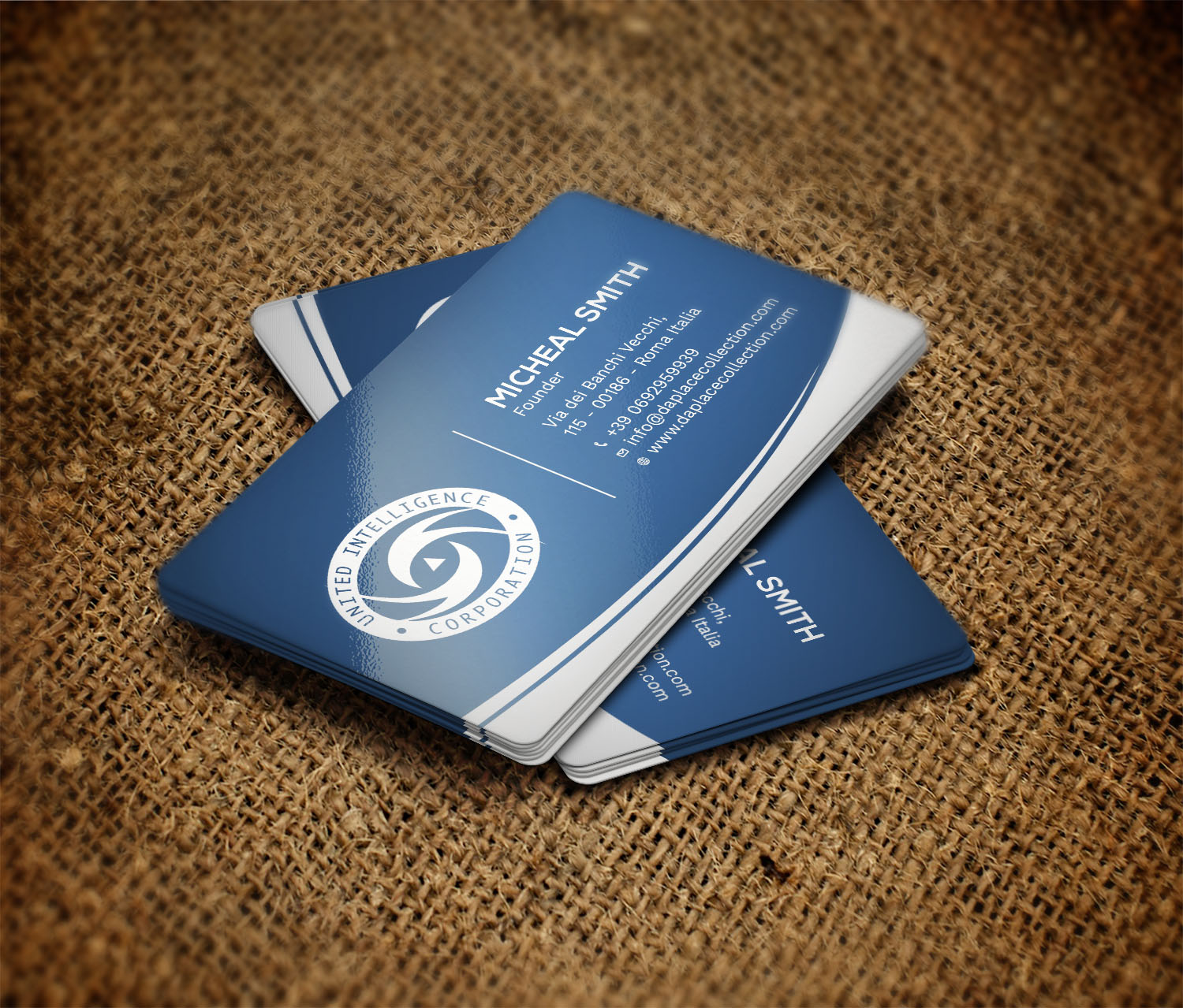 Diseño de Tarjeta de Presentación por Tripti Ranjan Gain para United Intelligence Corporation | Diseño #18145382