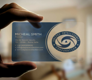 Design de Carte de Visite par Tripti Ranjan Gain pour United Intelligence Corporation | Design : #18145394