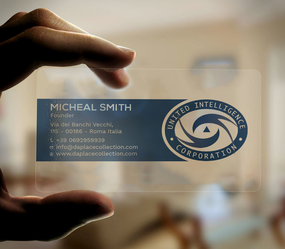 Design de Carte de Visite par Tripti Ranjan Gain pour United Intelligence Corporation | Design #18145405