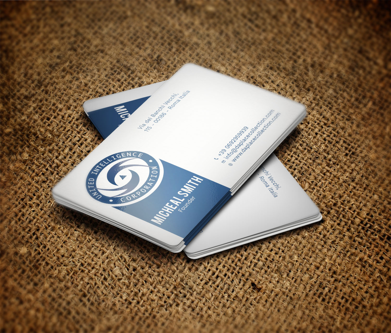 Business Card Design by Tripti Ranjan Gain for United Intelligence Corporation | Design #18145408