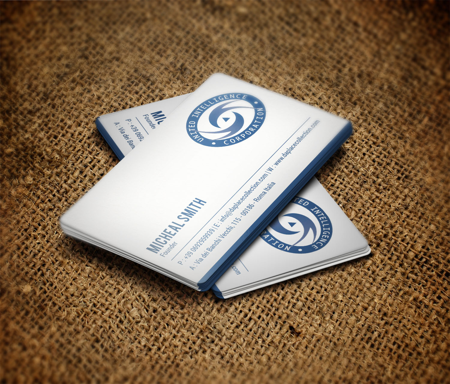 Business Card Design by Tripti Ranjan Gain for United Intelligence Corporation | Design #18145829