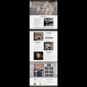 Web Design par seobizplanet1 pour THE BARBERS' MARK INC | Design : #18209065