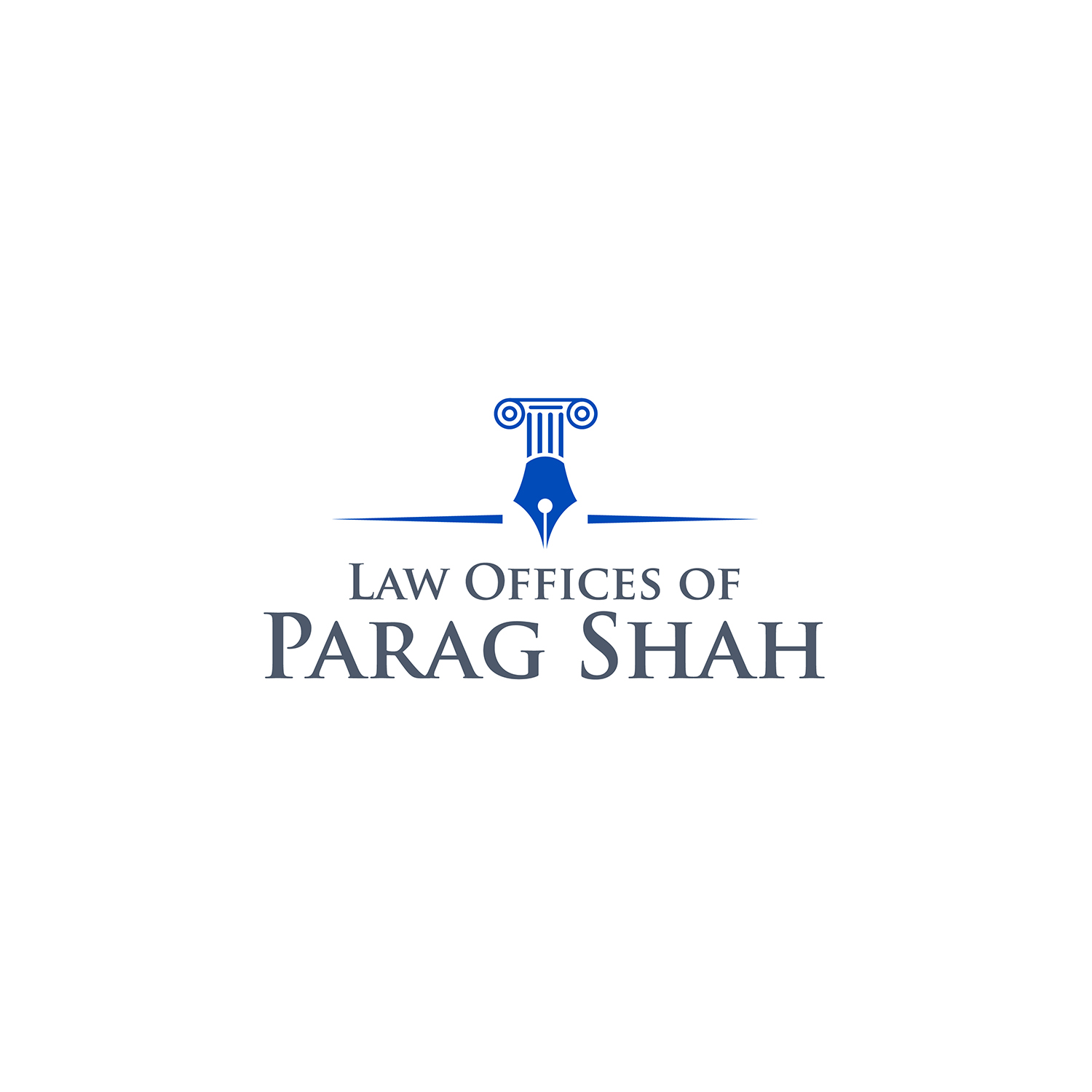 Logo Design by M6G for Law Offices Of Parag Shah | Design #18280201