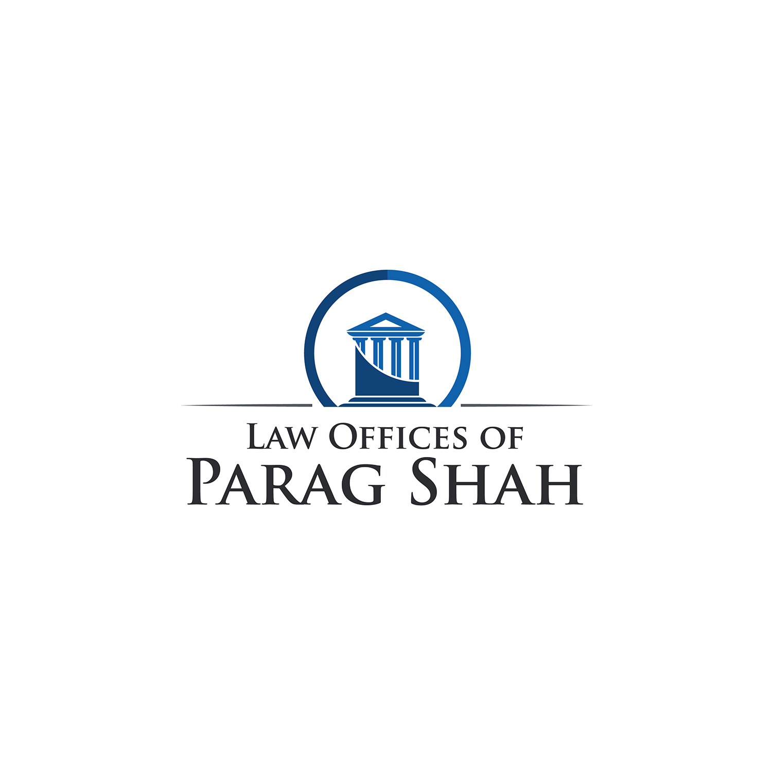 Logo Design by M6G for Law Offices Of Parag Shah | Design #18280249