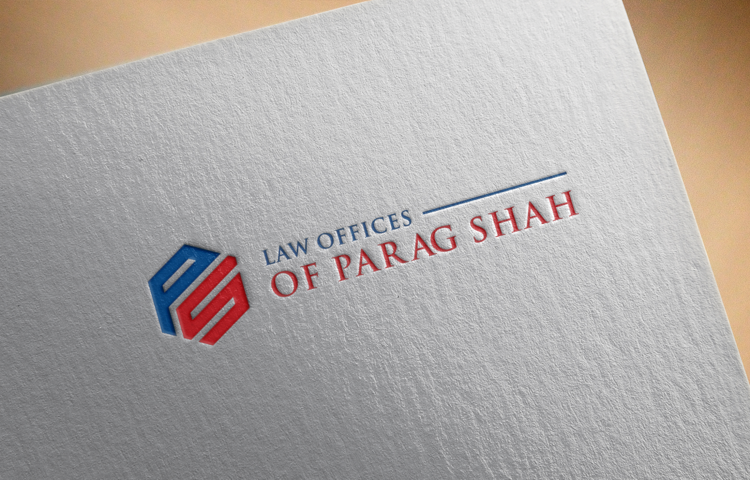 Diseño de Logo por Optimistic_Studio para Law Offices Of Parag Shah | Diseño #18382424