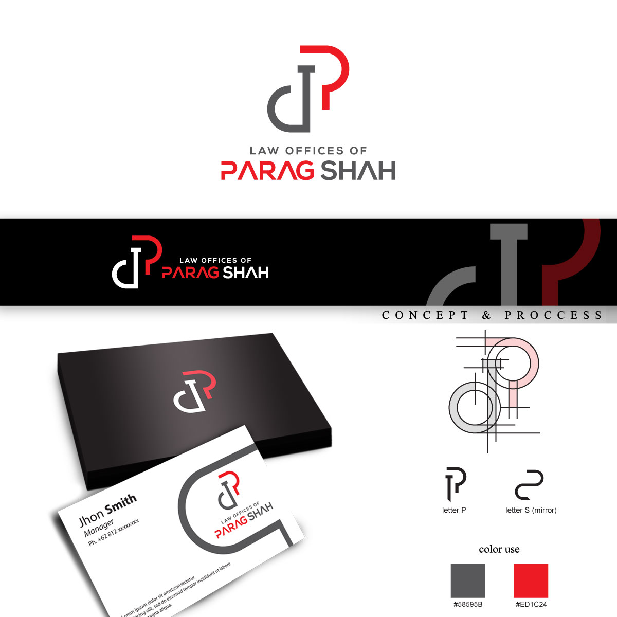 Diseño de Logo por Thebranch para Law Offices Of Parag Shah | Diseño #18369495