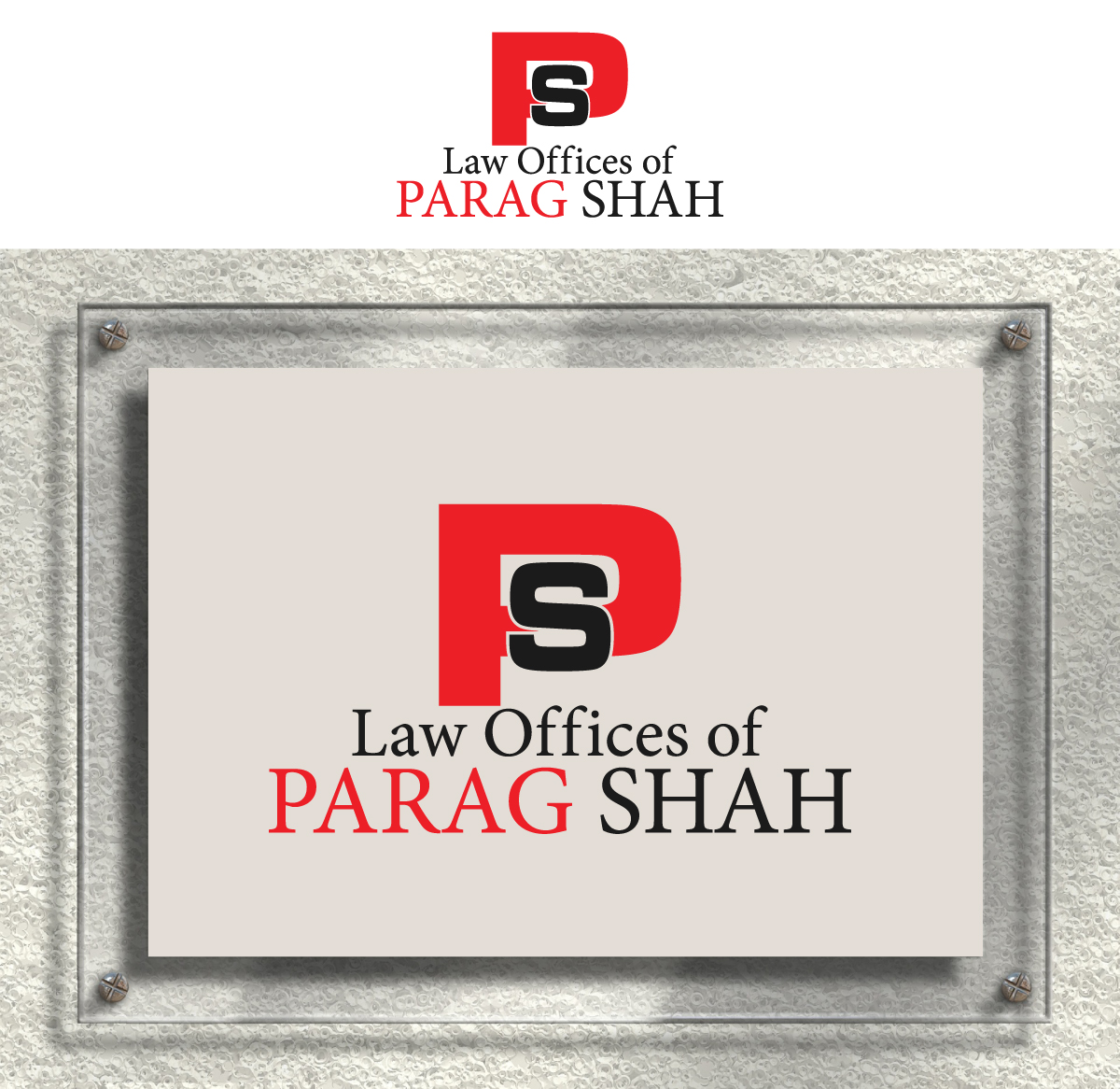 Logo Design by Awesomelogician for Law Offices Of Parag Shah | Design #18276636