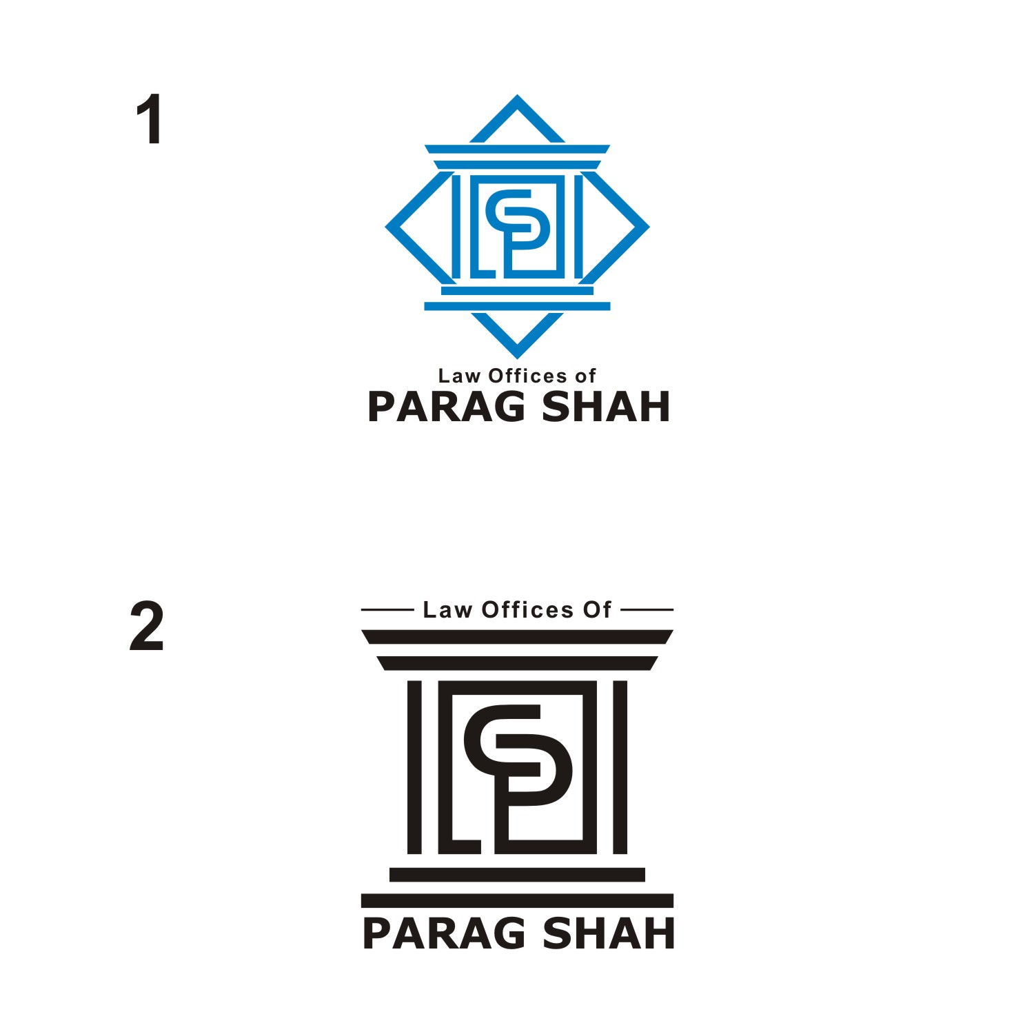 Diseño de Logo por Sae Doank para Law Offices Of Parag Shah | Diseño #18353780