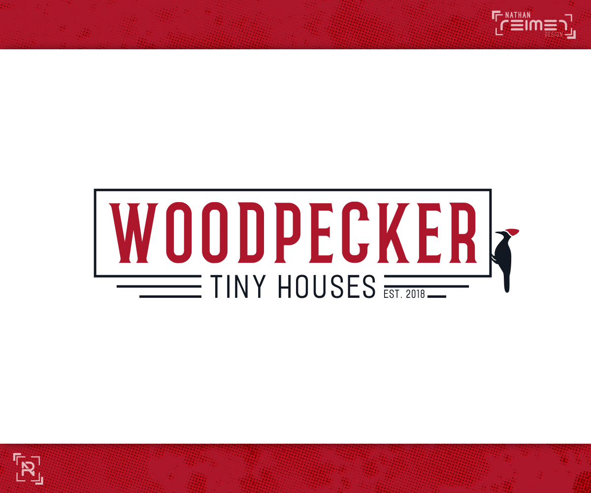 Logo Design by nreimer for Woodpecker Tiny Houses | Design #18173772