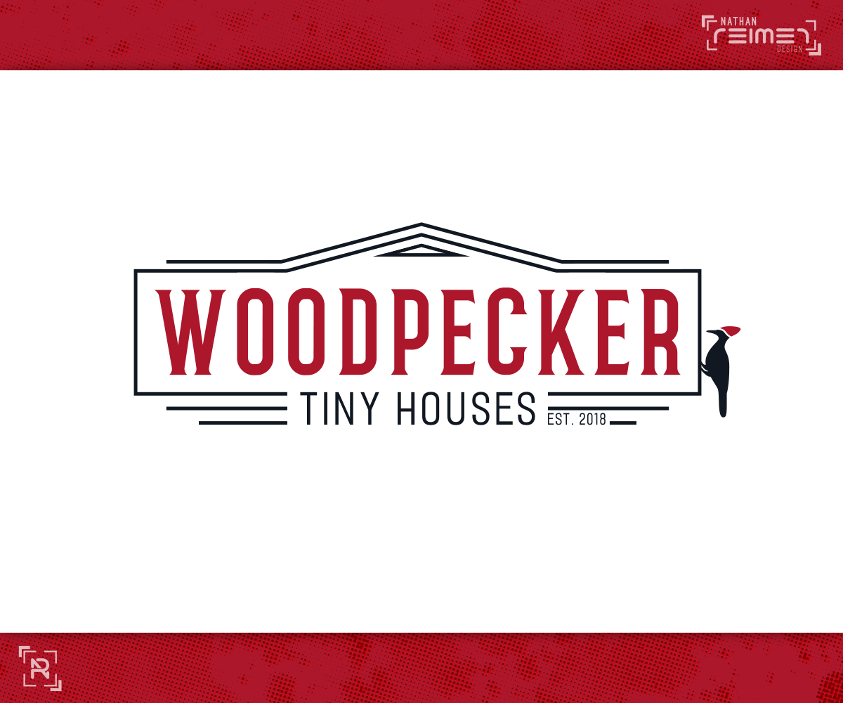 Logo Design by nreimer for Woodpecker Tiny Houses | Design #18173788