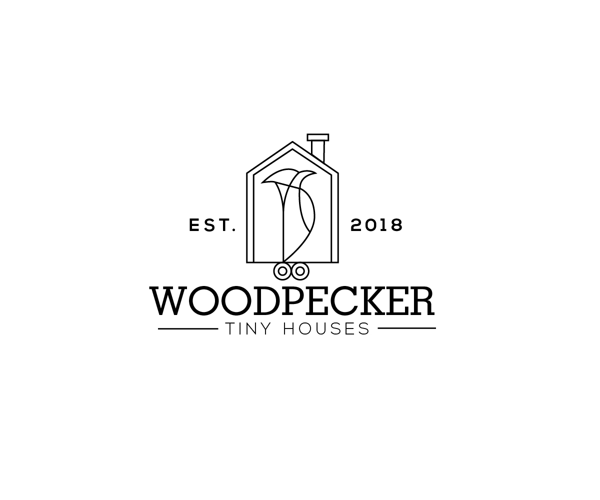 Logo Design by renderman for Woodpecker Tiny Houses | Design #18161921