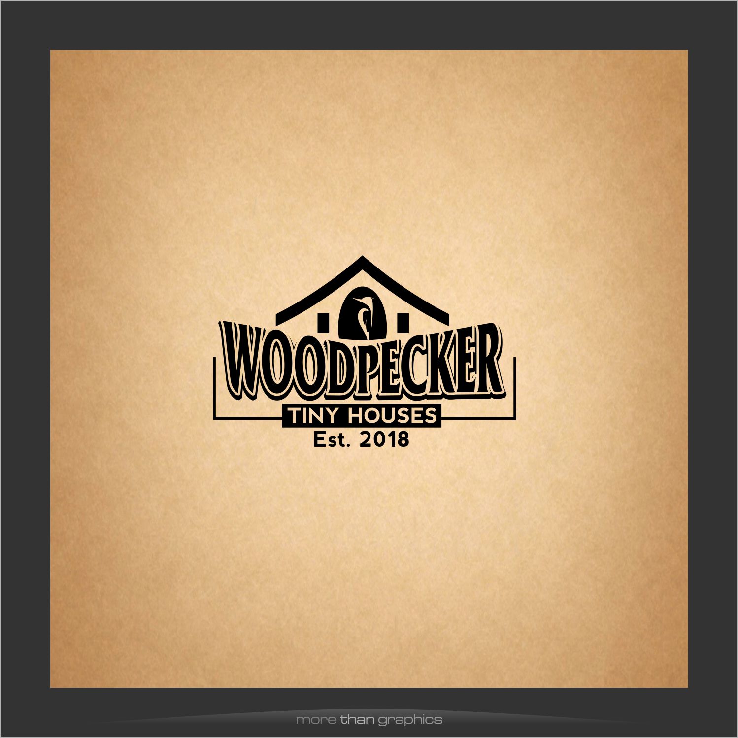Logo Design by vladst2004 for Woodpecker Tiny Houses | Design #18154148