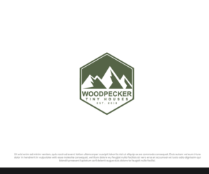 Logo-Design von Niizam's für Woodpecker Tiny Houses | Design: #18155711