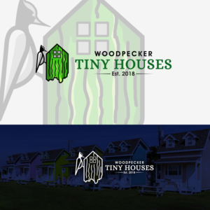 Logo Design by PenArmy for Woodpecker Tiny Houses | Design: #18151982