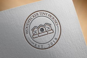 Logo Design by paper art 2 for Woodpecker Tiny Houses | Design: #18181976