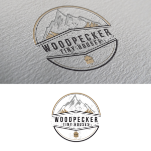 Logo Design by Uta_Jk for Woodpecker Tiny Houses | Design: #18156766