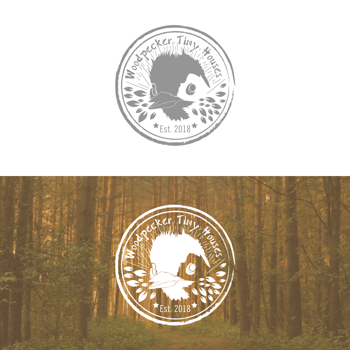 Logo Design by hendi design for Woodpecker Tiny Houses | Design #18162092