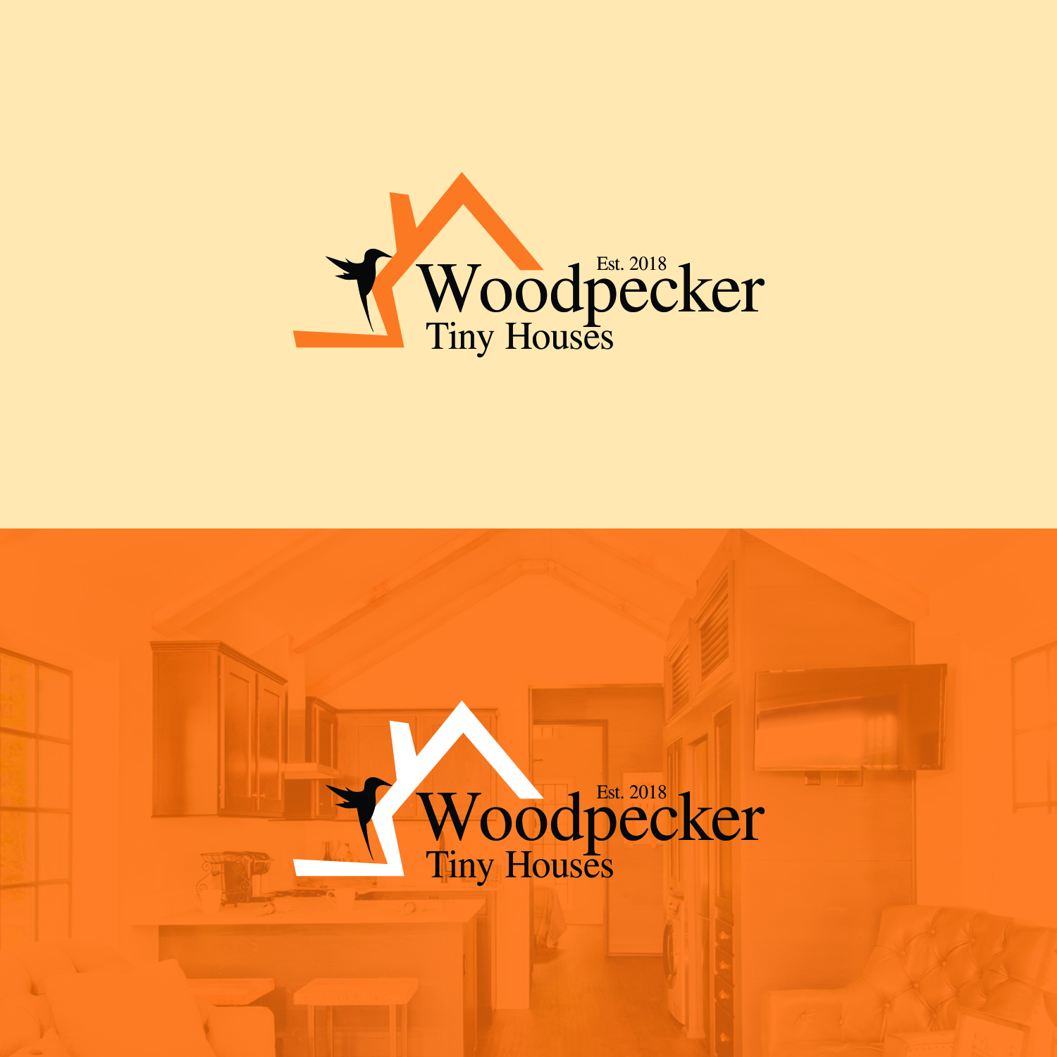 Logo-Design von intania.sari1 für Woodpecker Tiny Houses | Design #18162066
