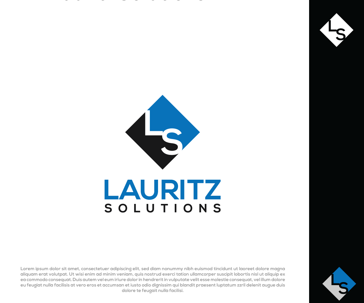 Logo Design by Niizam's for Lauritz Solutions  | Design #18151929