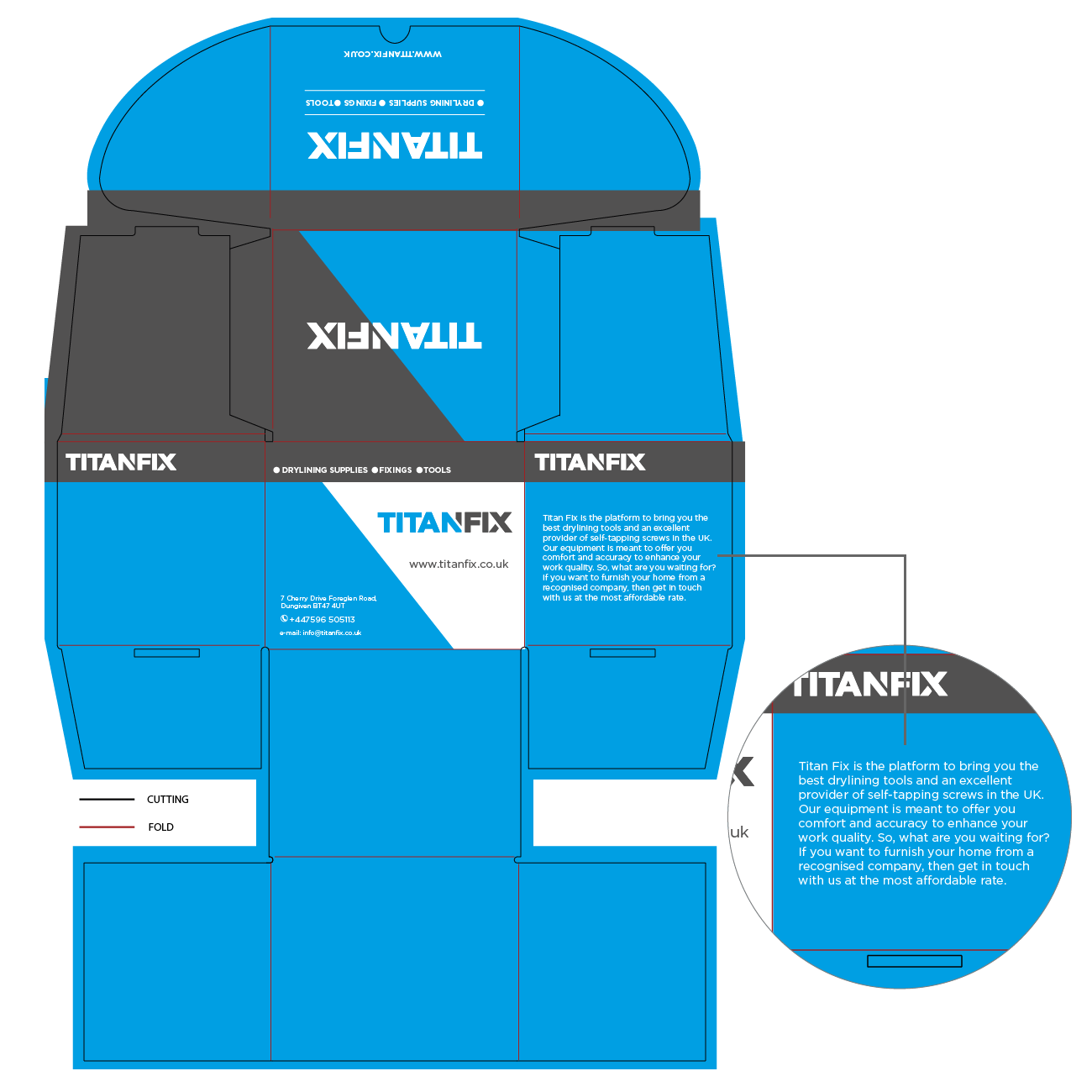 Diseño de Empaque por Jozbel para TitanFix Ltd | Diseño #18168925