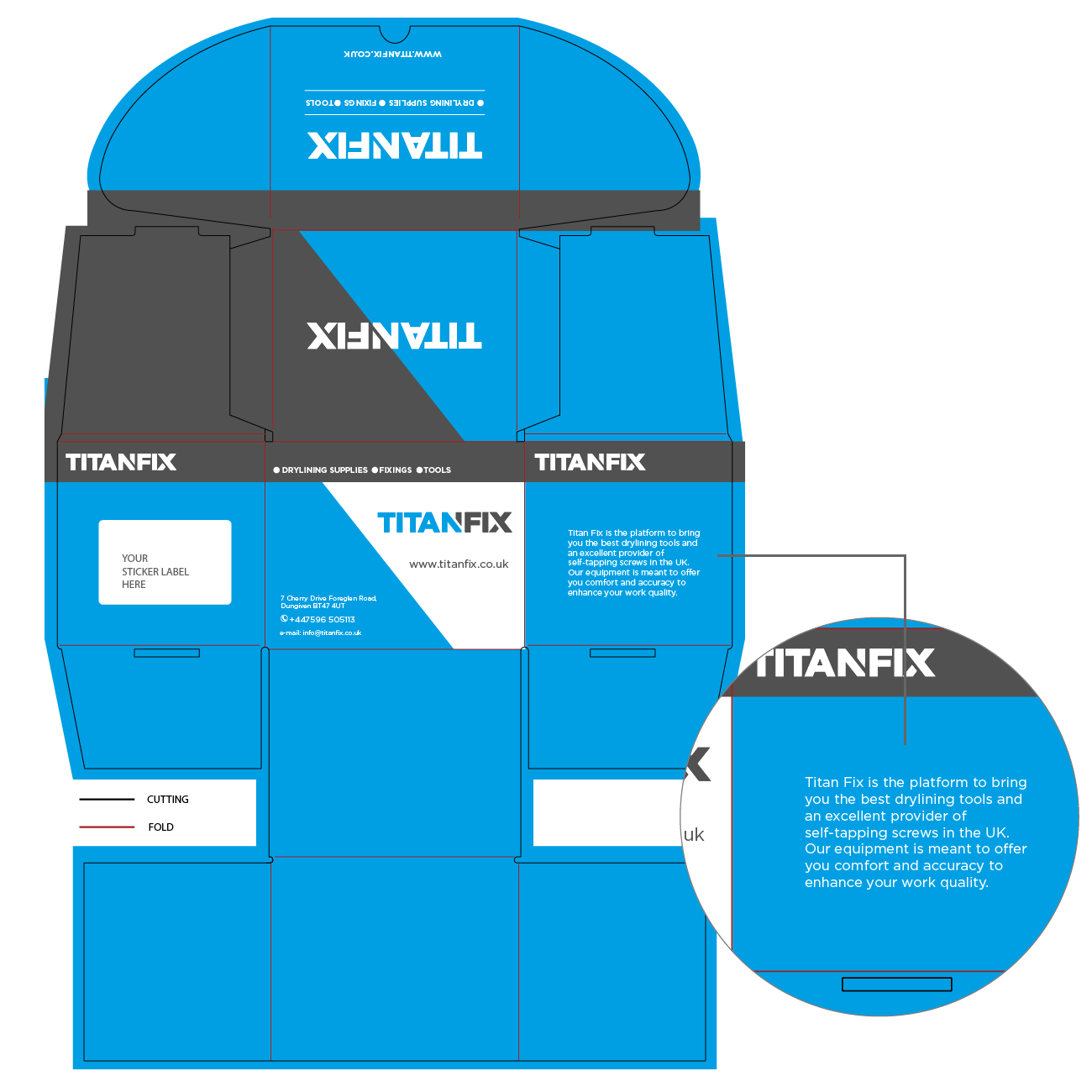 Packaging Design by Jozbel for TitanFix Ltd | Design #18171591