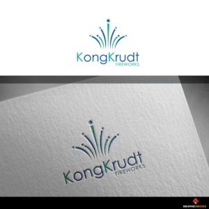 KongKrudt Fireworks | Logo Design by Graphic Bricks