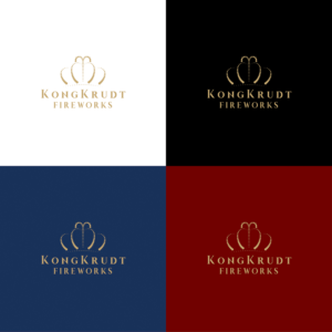 KongKrudt Fireworks | Logo Design by Zazyzu