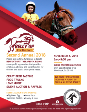 Belly Up for the Barn 2018 | Diseño de Flyer por Pinky 